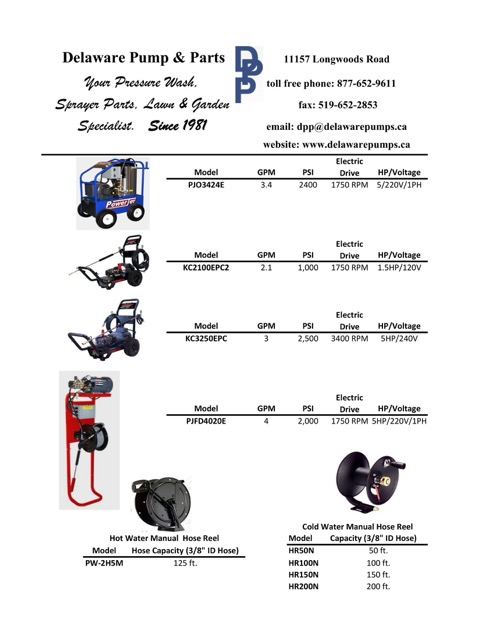 Pressure Wash Brochure Golf Courses Medium